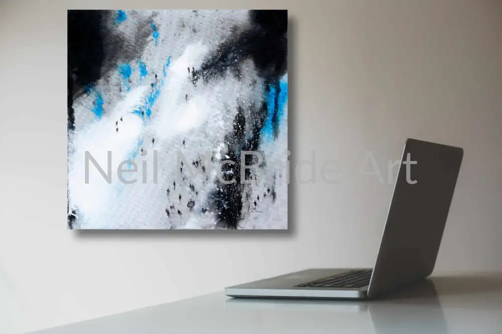 Across the Divide | original acrylic painting on canvas Paintings