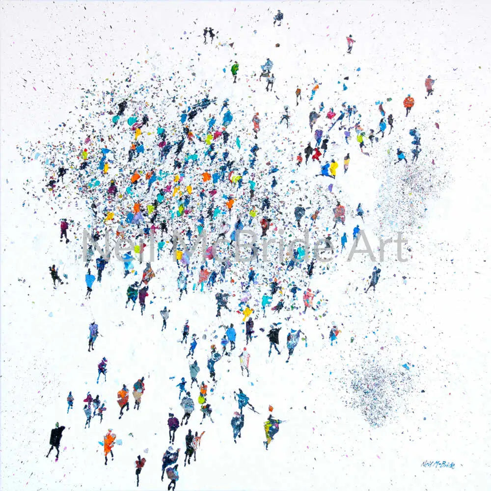 After the Wedding original painting on canvas Paintings