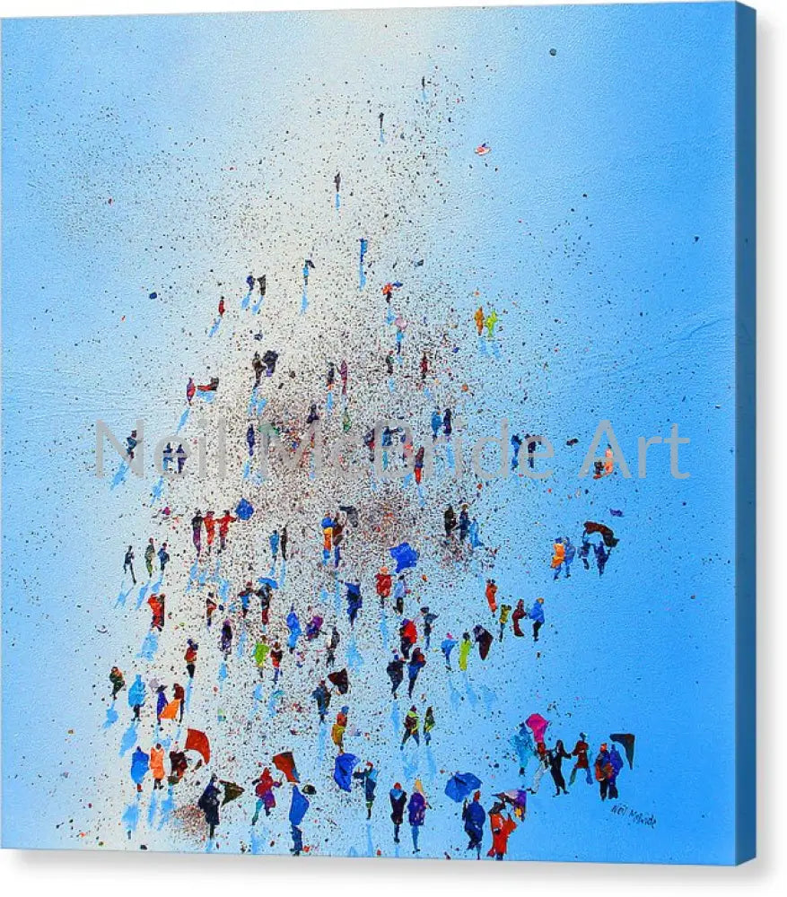 Arctic Stroll Canvas Prints 16.000’’ x 16.000’’ / Mirrored / Glossy Canvas Print