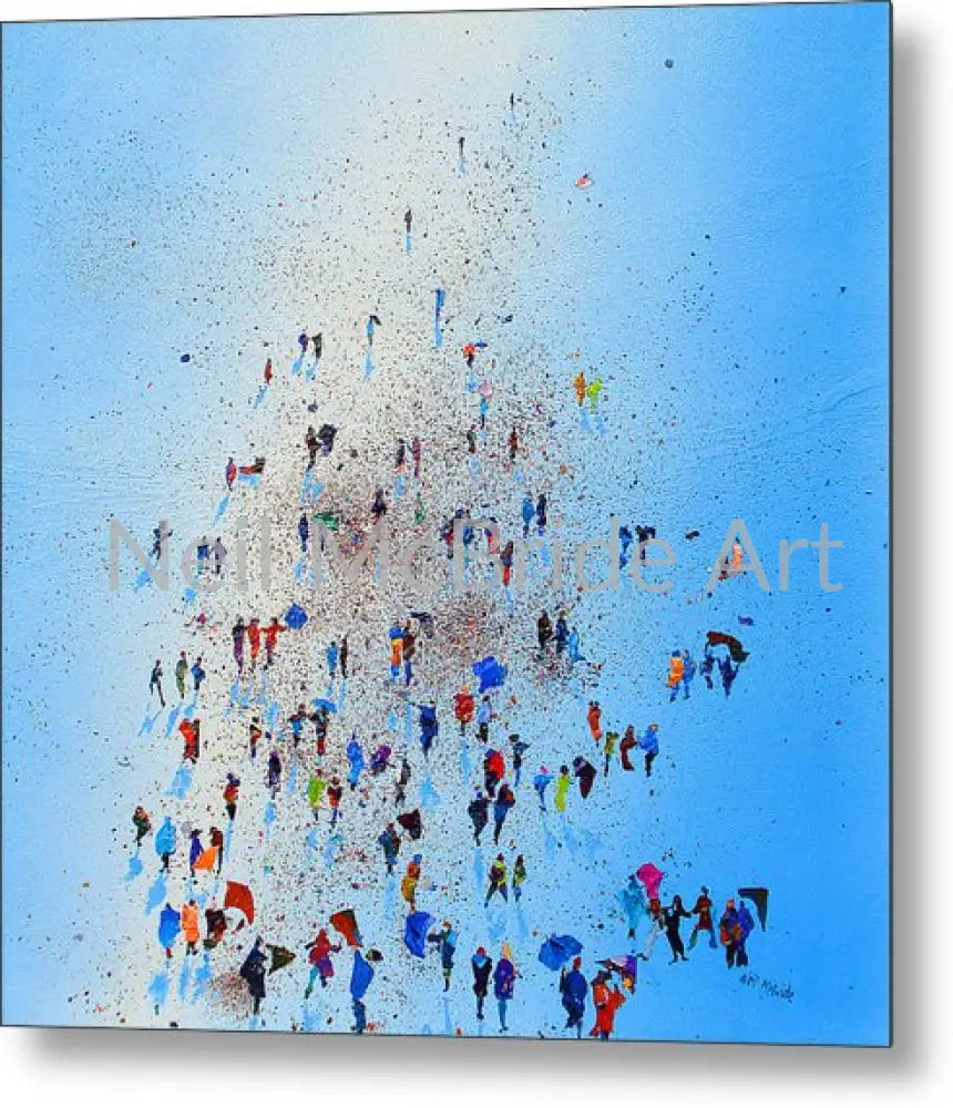 Arctic Stroll Prints on Metal | Arctic Art 8.000’’ x 8.000’’ Metal Print