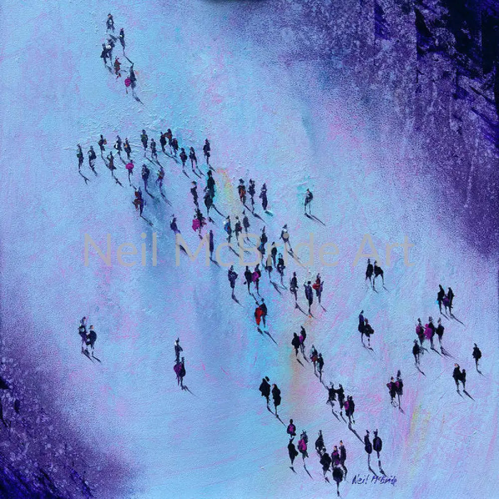 Arrival Paper Prints 14.000’’ x 14.000’’ / Watercolor Paper Art Print