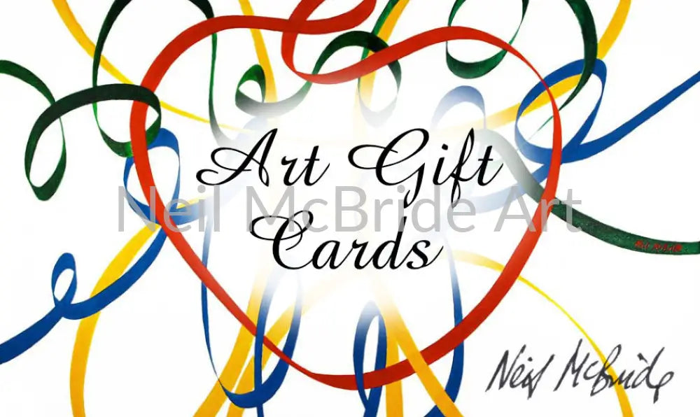Neil McBride Art Gift Cards for art lovers Gift Card