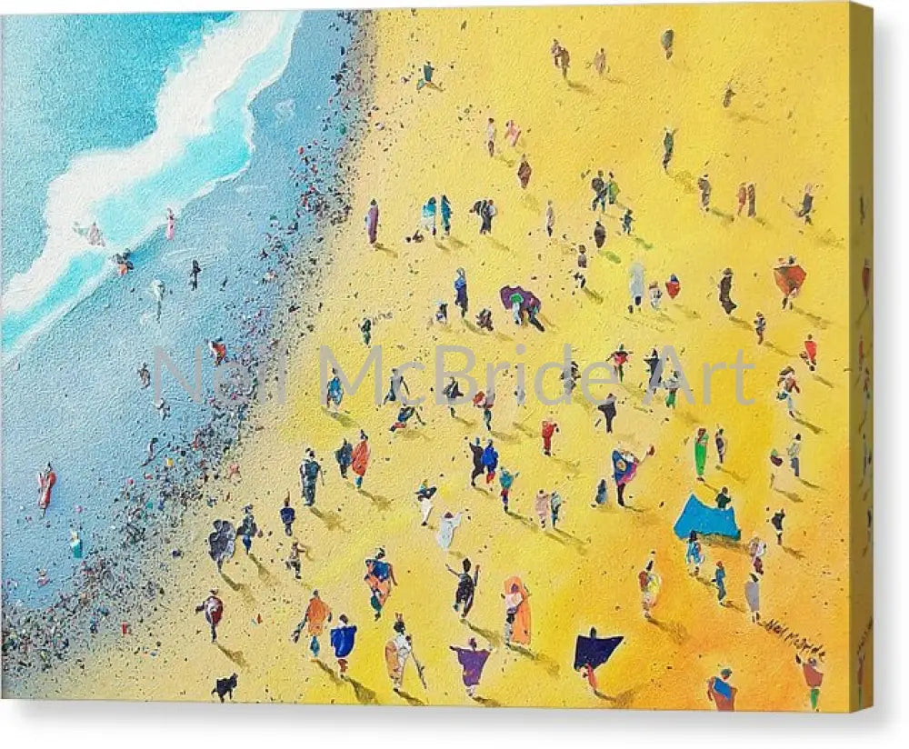 Beachcombing | Canvas Prints by Neil McBride 16.000’’ x 11.375’’ / Mirrored / Glossy Canvas Print