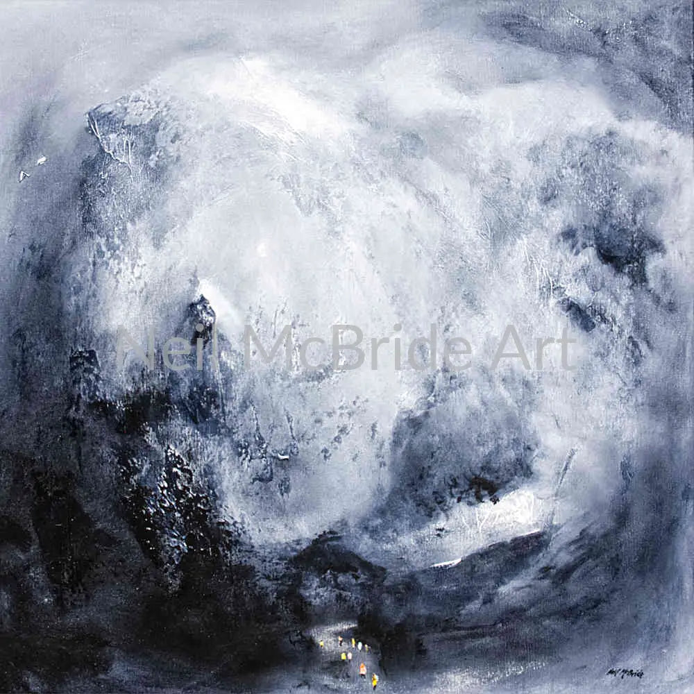 Beginning the Ascent original painting on canvas Paintings