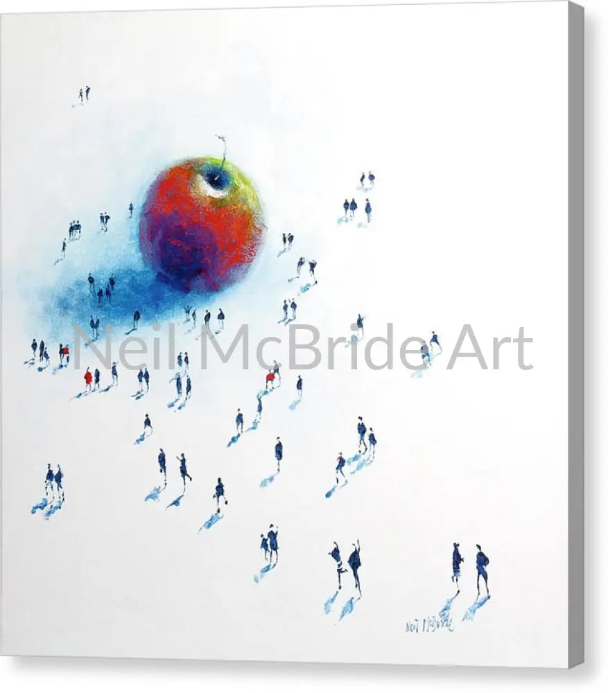Big Apple 2 Canvas Print 8.000’’ x 8.000’’ / Mirrored / Glossy Canvas Print