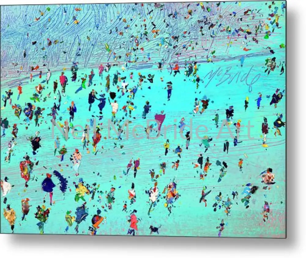 Blustery Day weather art on a Metal Print 16.000’’ x 11.375’’ Metal Print