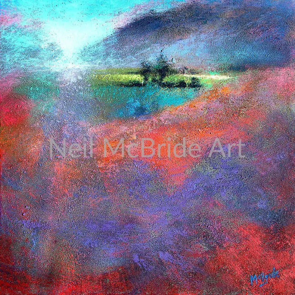 Bright Light Paper Prints 14.000’’ x 14.000’’ / Watercolor Paper Art Print