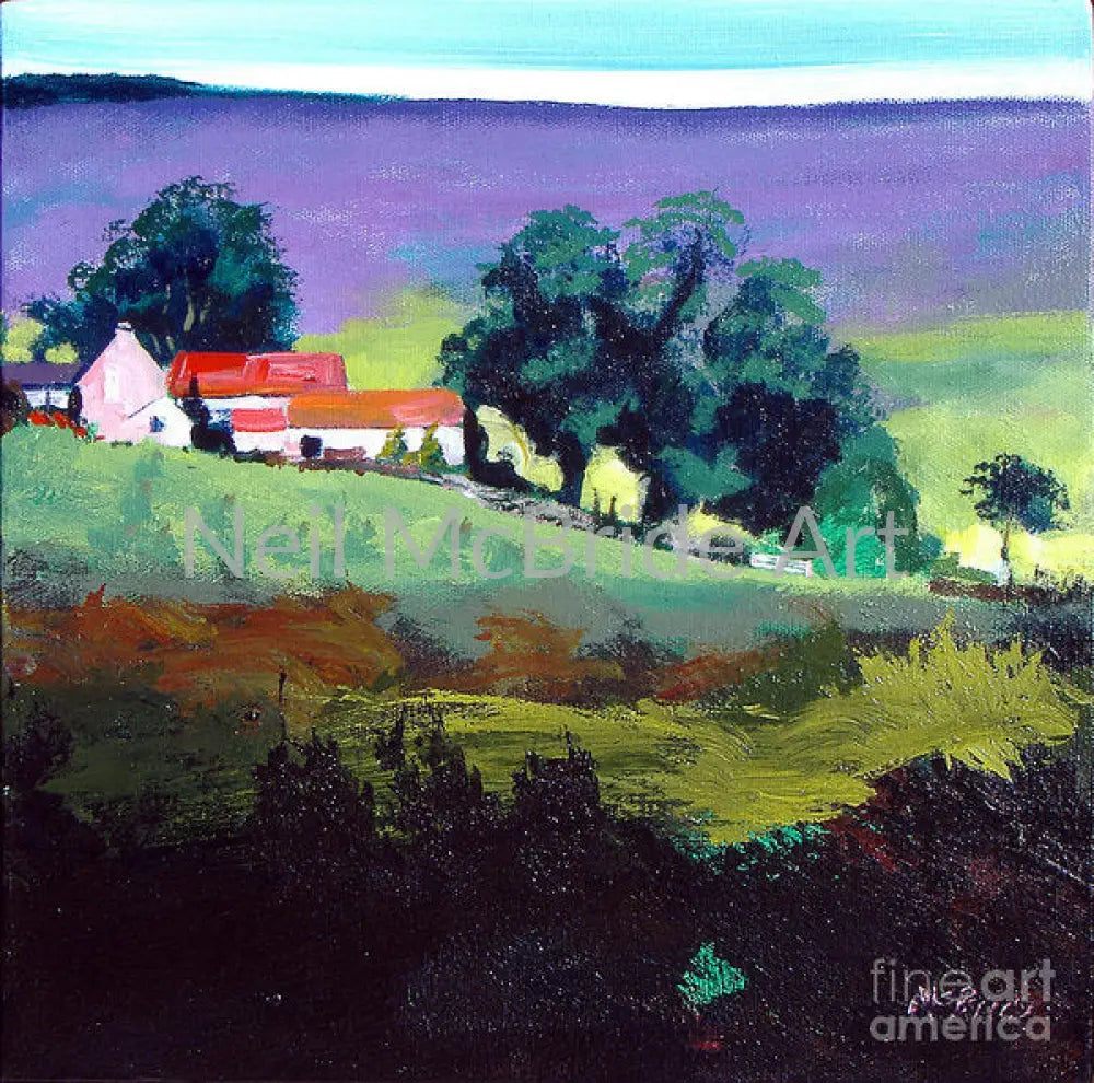 Clitherbeck In The North York Moors Paper Prints 14.000’’ x 13.875’’ / Watercolor Paper Art Print