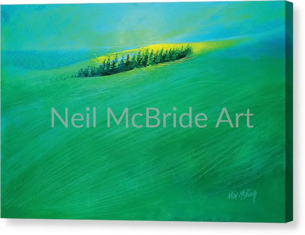 Coastal Copse Canvas Print 16.000’’ x 10.625’’ / Mirrored / Glossy Canvas Print