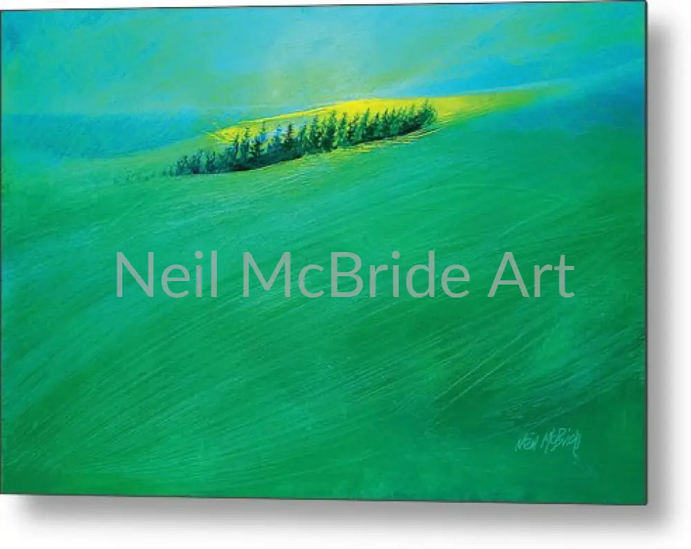 Coastal Copse Metal Print 16.000’’ x 10.625’’ Metal Print