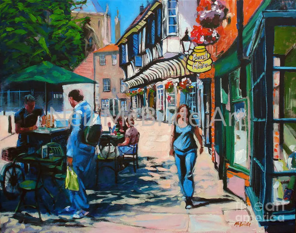 College Street York Paper Prints 14.000’’ x 11.000’’ / Watercolor Paper Art Print