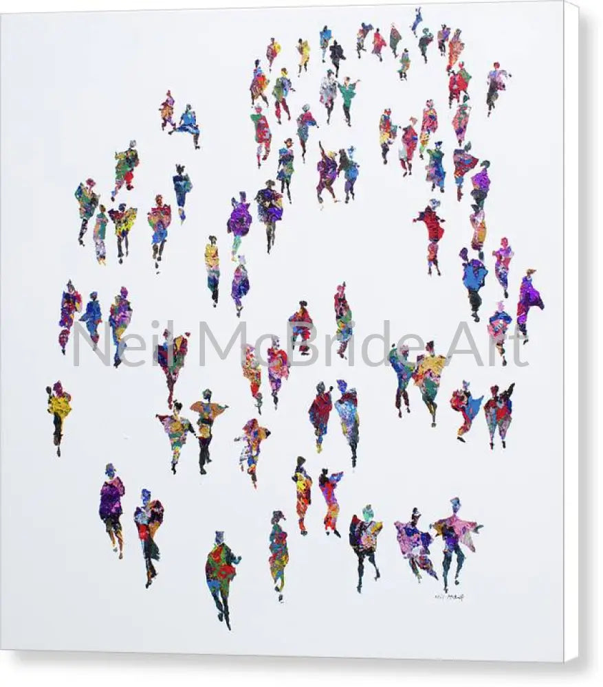 Costume Drama Canvas Print 16’’ x 16’’ / White / Matte Canvas Print