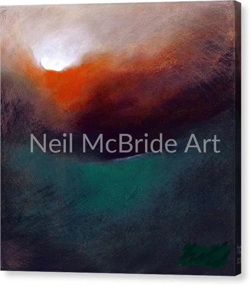 Depth Charged Canvas Print 14.000’’ x 14.000’’ / Mirrored / Glossy Canvas Print