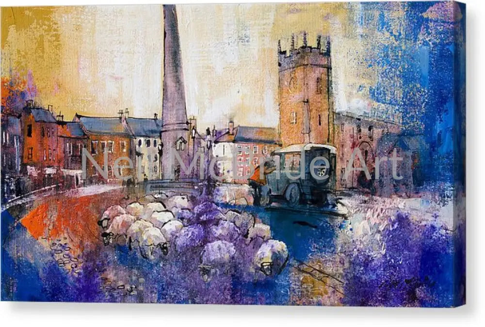 Dyed In The Wool Canvas Print 16.000’’ x 9.250’’ / Mirrored / Glossy Canvas Print