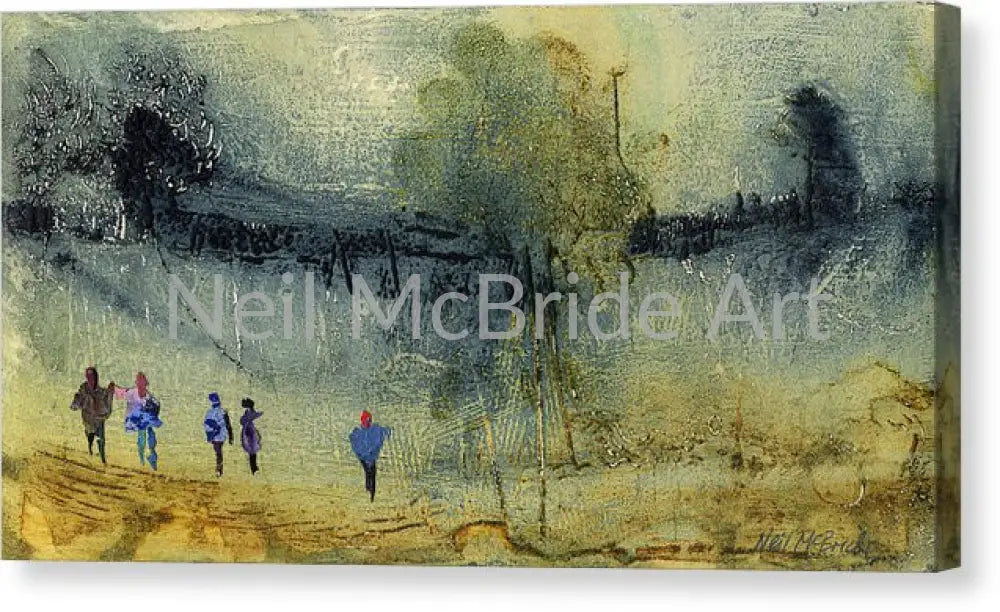 Escape To The Country Canvas Prints 16.000’’ x 8.375’’ / Mirrored / Glossy Canvas Print