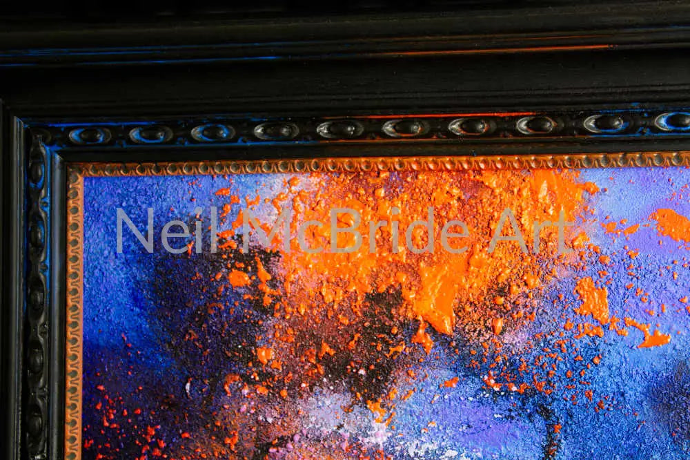 Flame Tree original contemporary landscape painting Paintings