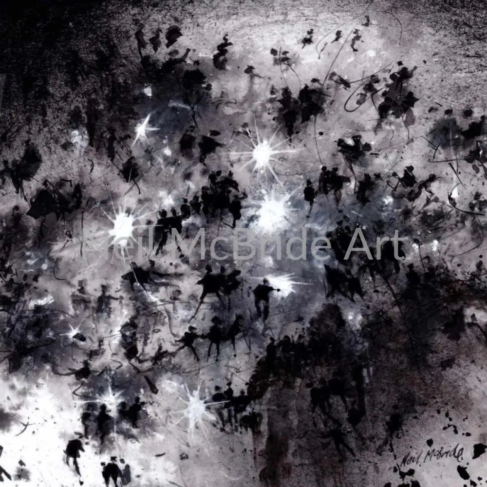 Flashpoint – Original small painting with a big attitude. Paintings