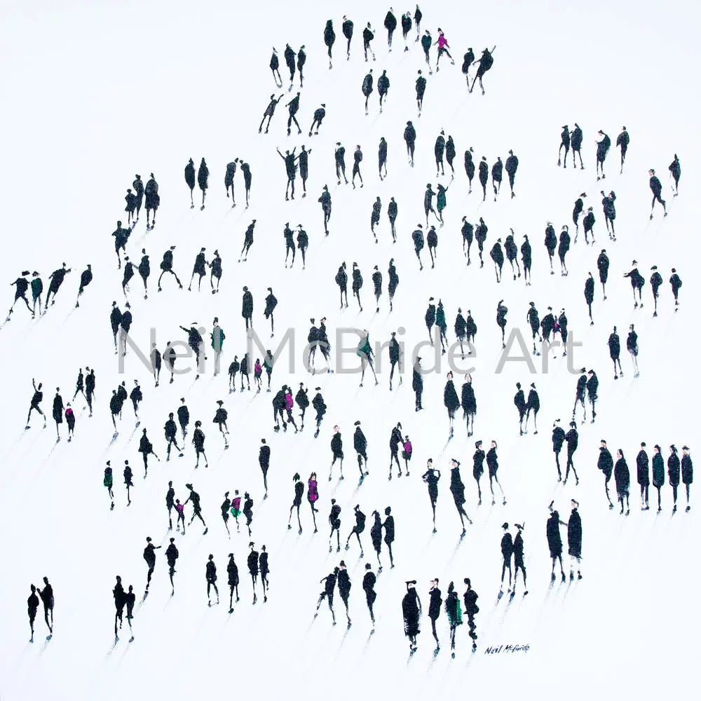 Forming a Queue Another McBride original painting worth waiting for? Paintings