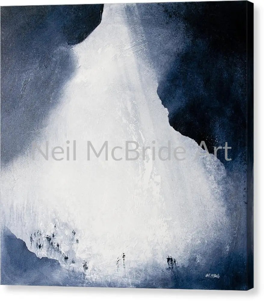 Gaping Gill Yorkshire Canvas Print 16.000’’ x 16.000’’ / Mirrored / Glossy Canvas Print