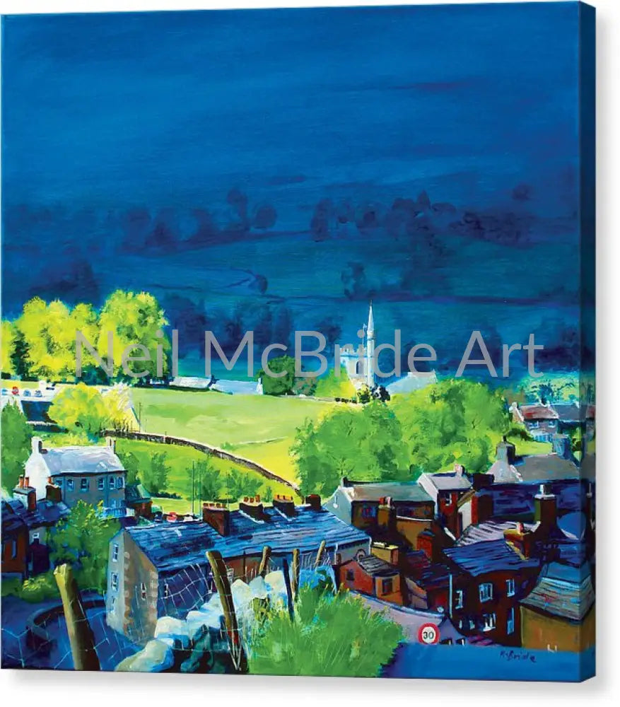 Gayle And Hawes Canvas Print 14.000’’ x 14.000’’ / Mirrored / Glossy Canvas Print