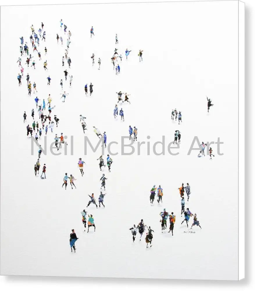 Get Together Canvas Prints 16.000’’ x 16.000’’ / White / Glossy Canvas Print