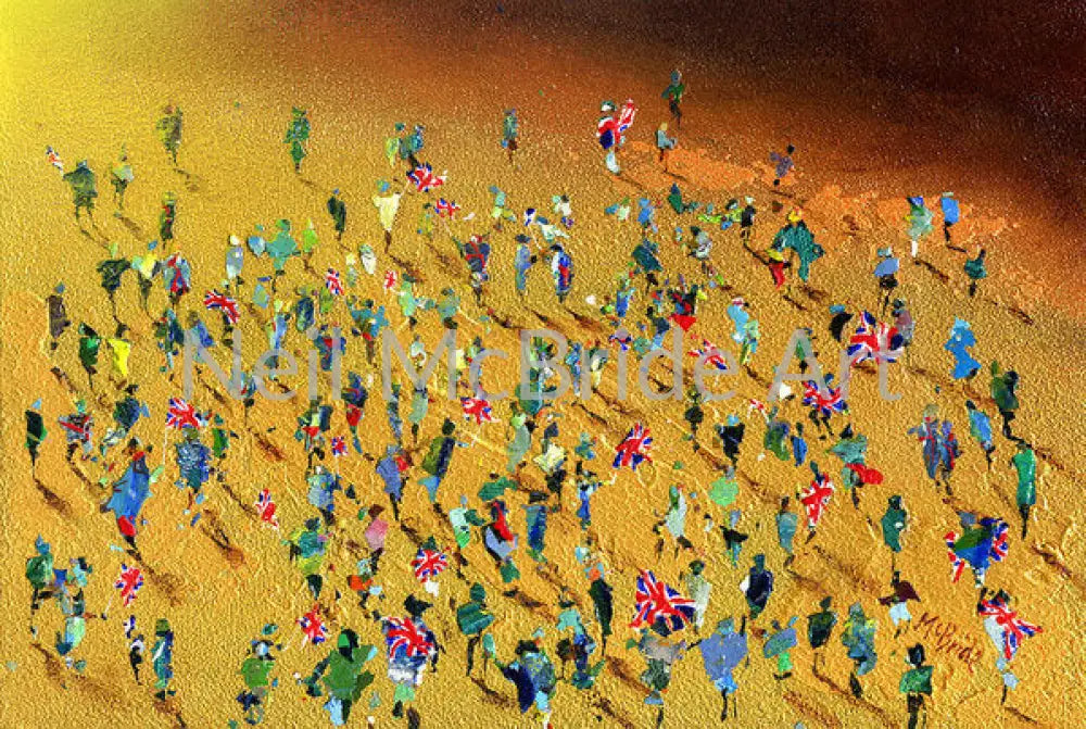 Gold Rush Paper Prints 14.000’’ x 9.375’’ / Watercolor Paper Art Print