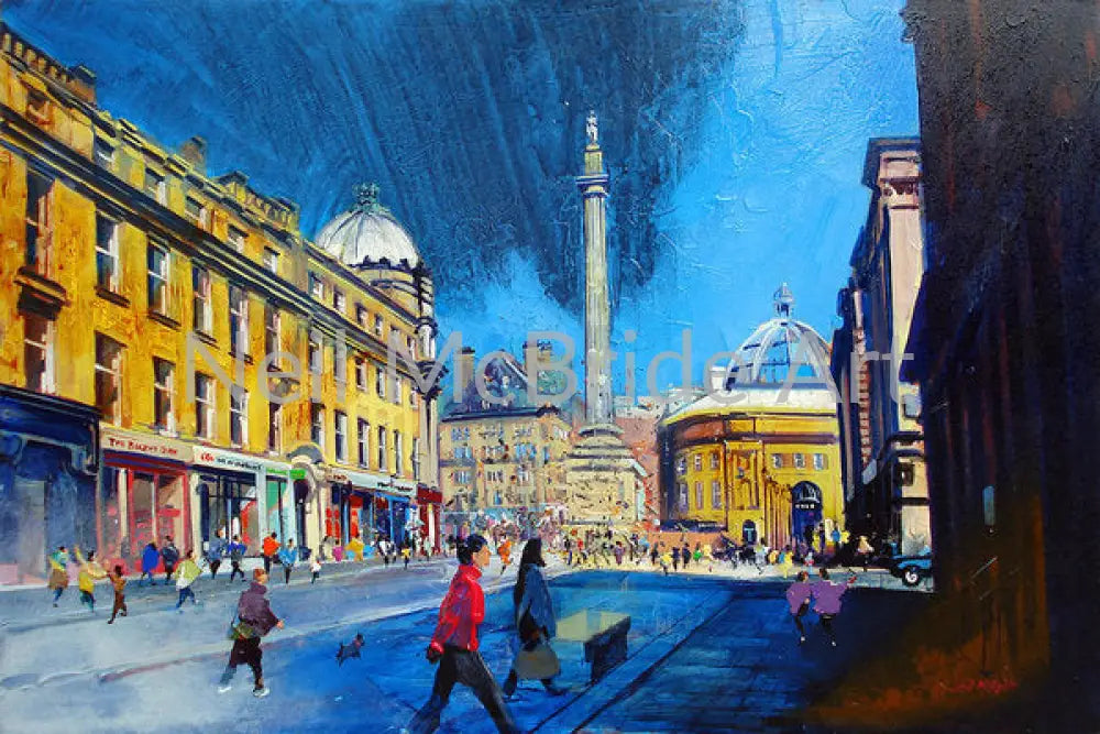 Grey Street Newcastle Upon Tyne Paper Print 14.000’’ x 9.375’’ / Archival Matte Paper Art Print