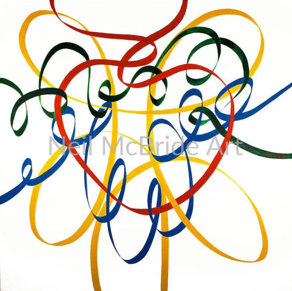 Heart Strings Paper Prints 14.000’’ x 13.875’’ / Archival Matte Paper Art Print