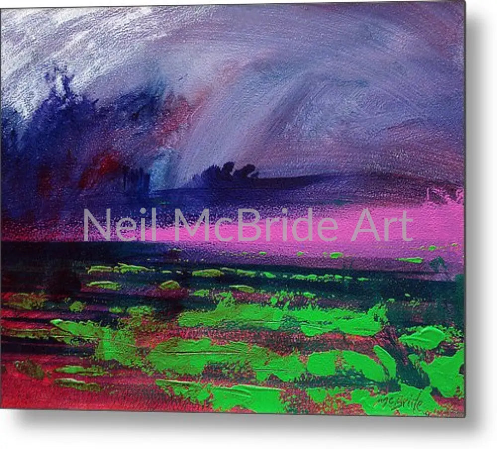 Heather Weather Metal Print 8.000’’ x 6.125’’ Metal Print