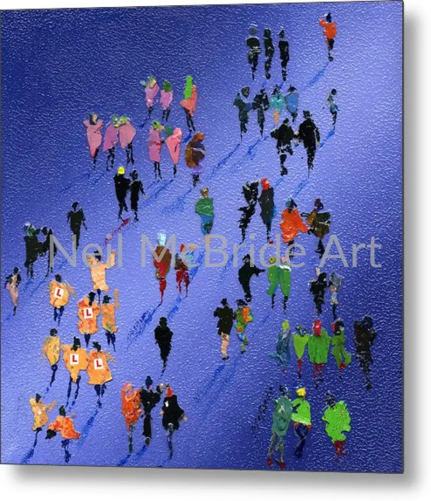 Hen Night Metal Print 8.000’’ x 8.000’’ Metal Print