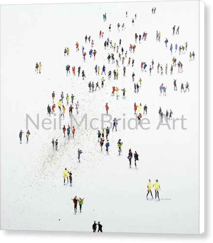 Hint of Autumn Colours Canvas Prints 14’’ x 14’’ / White / Glossy Canvas Print