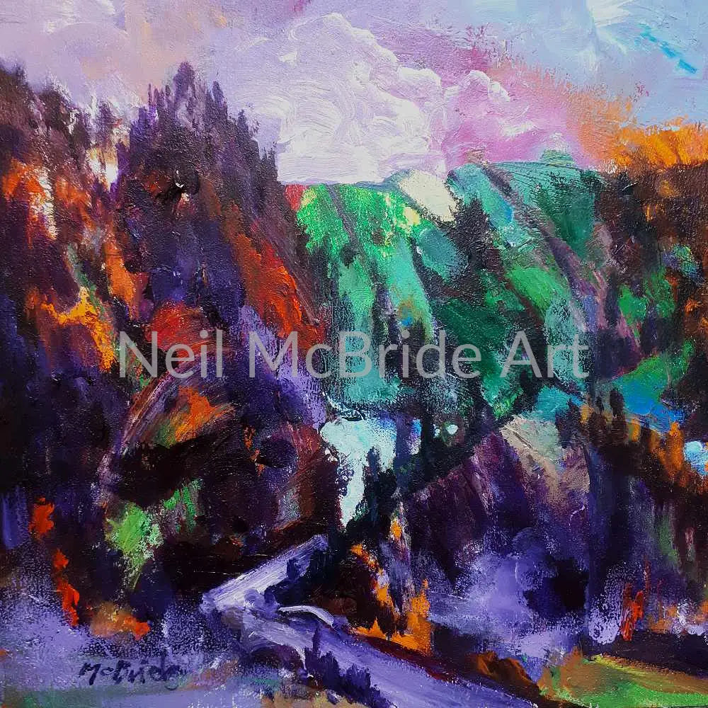 Keswick Road original painting on board Paintings