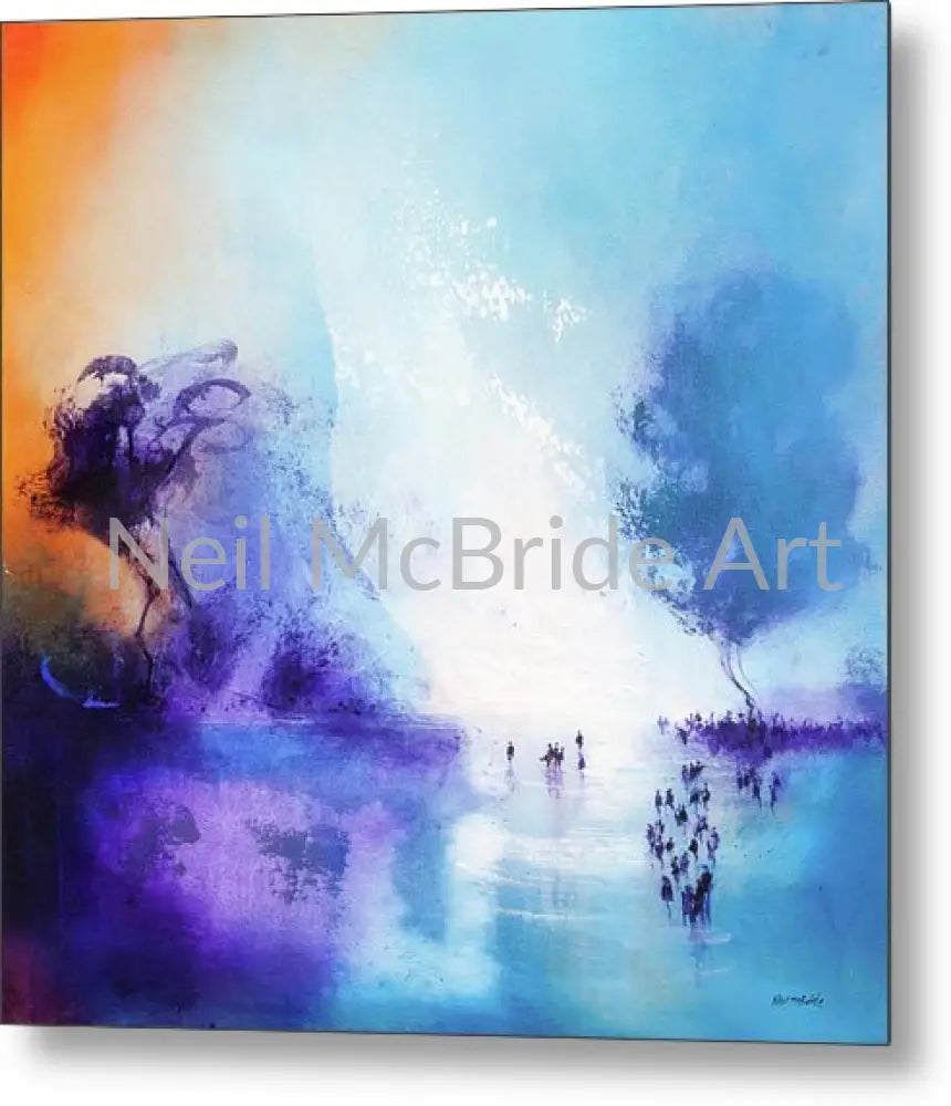 Lagoon Metal Prints 14’’ x 14’’ Metal Print