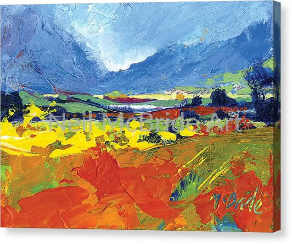 Lakeland Splash Canvas Prints 14.000’’ x 10.125’’ / Mirrored / Glossy Canvas Print