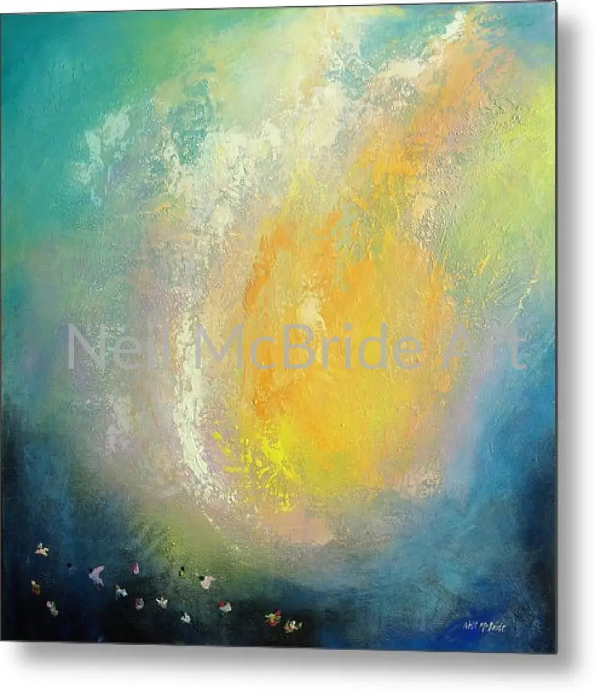 Lava Bomb Metal Print 8.000’’ x 8.000’’ Metal Print