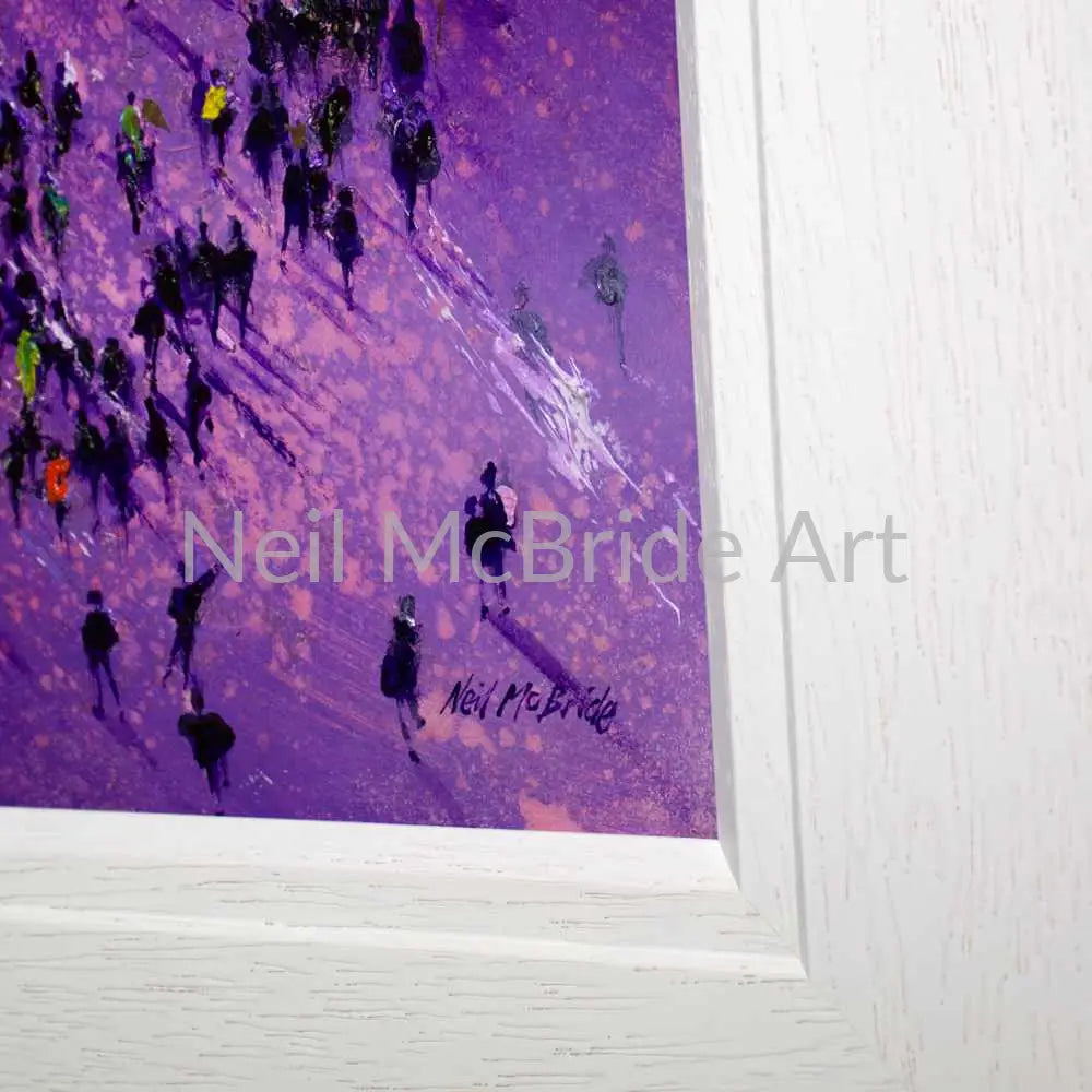 Lavender Field framed original painting on board Paintings