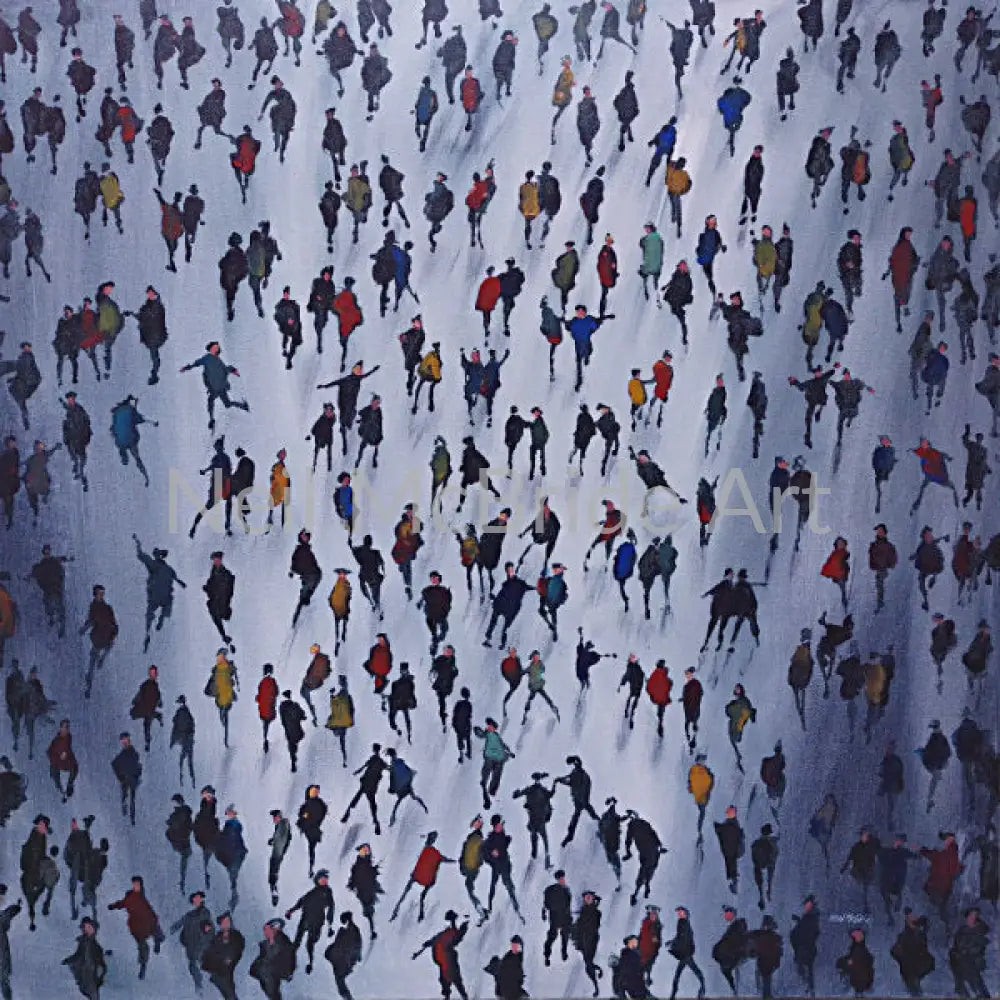 Match Making original group of people art Paintings