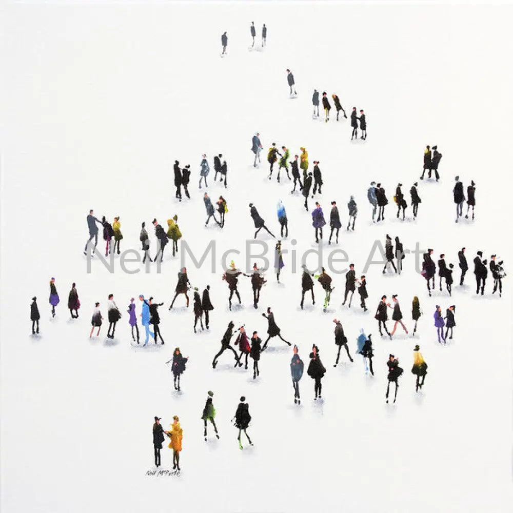 Meet And Greet Paper Print 14.000’’ x 14.000’’ / Somerset Velvet Art Print