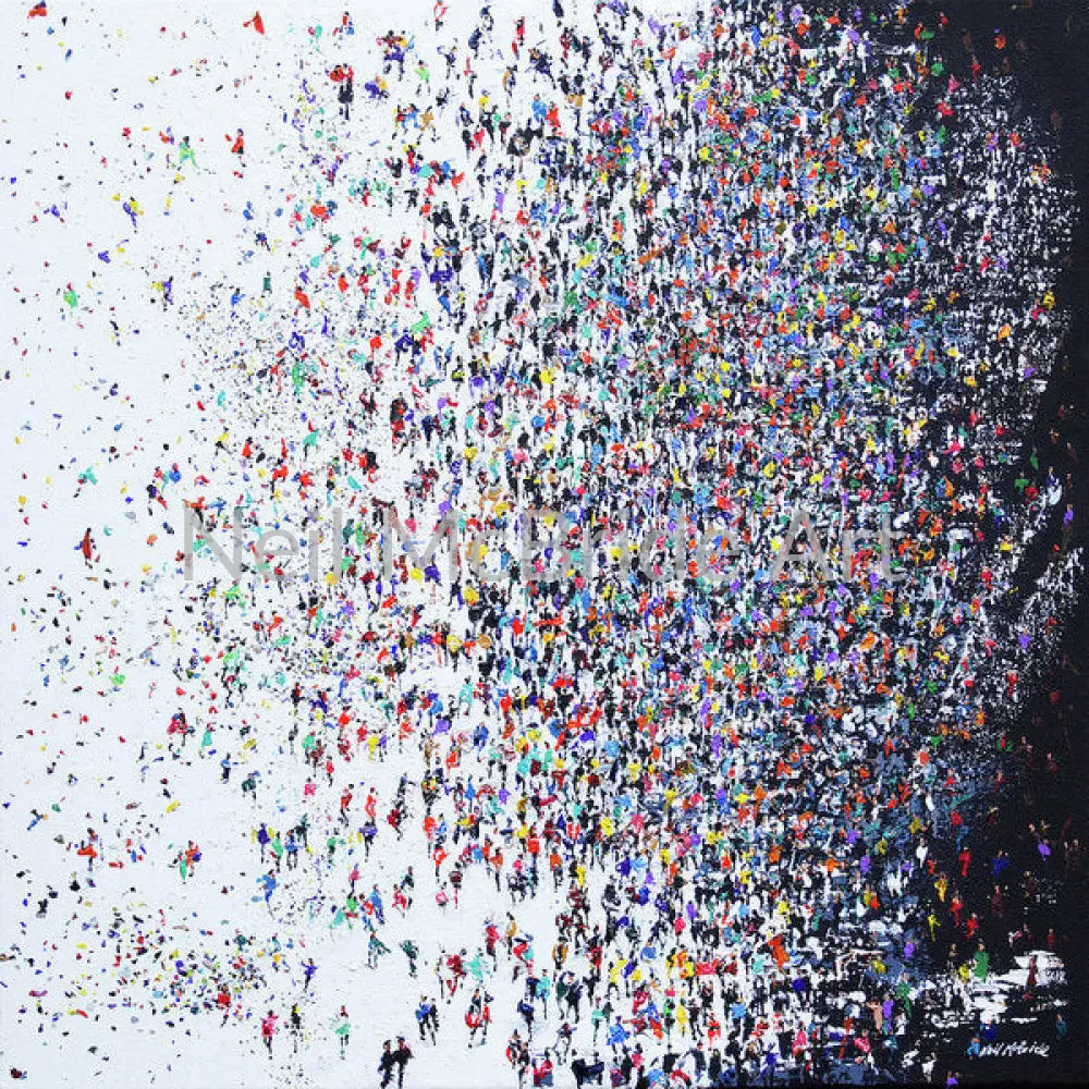 Migration Chaos Art Print 12’’ x 12’’ / Somerset Velvet Art Print