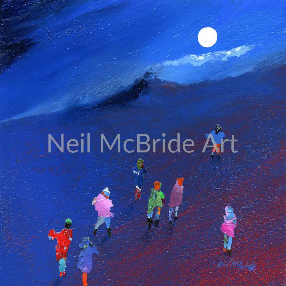 Moonlight Ramble Paper Print 14.000’’ x 14.000’’ / Somerset Velvet Art Print