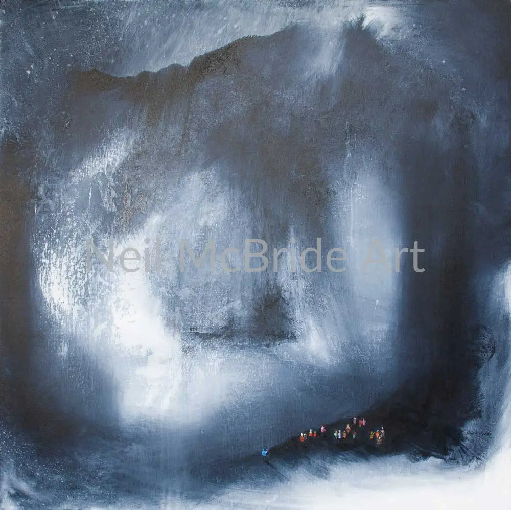 Mountain Rescue is a sublime grey landscape. Paintings