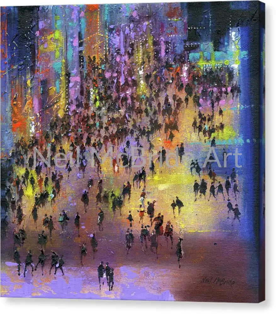 Out On The Town Canvas Prints 16.000’’ x 16.000’’ / Mirrored / Glossy Canvas Print