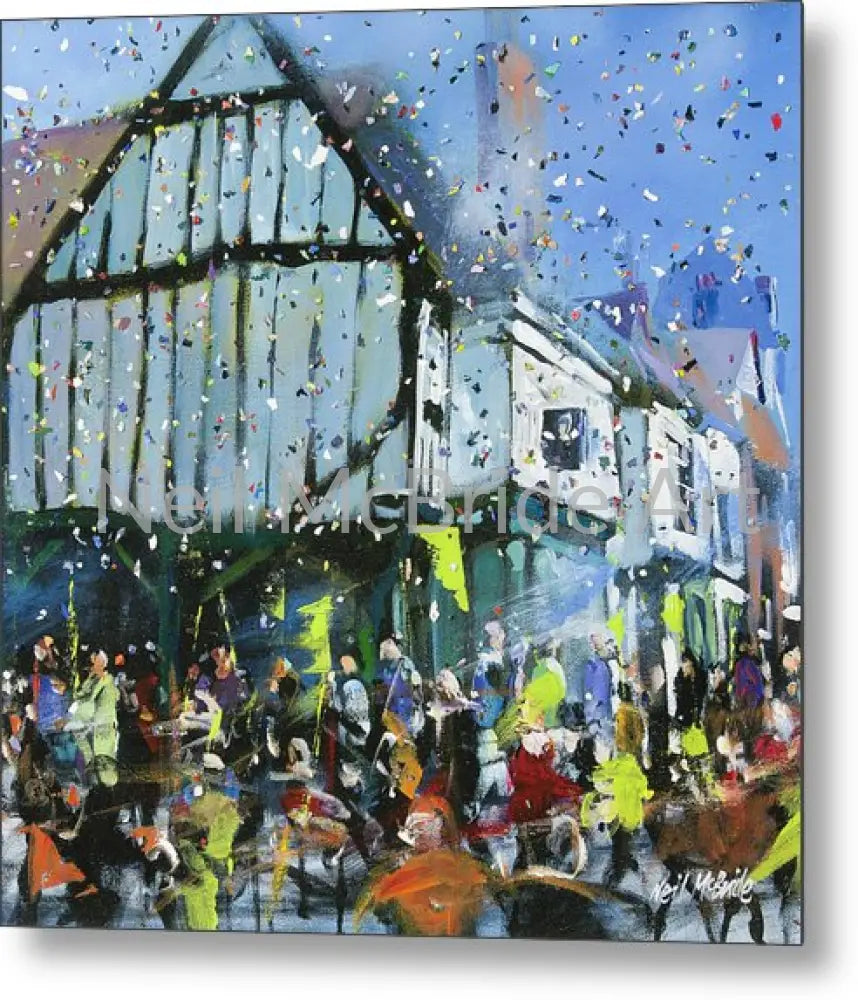 Parade In York Metal Print 12.000’’ x 12.000’’ Metal Print