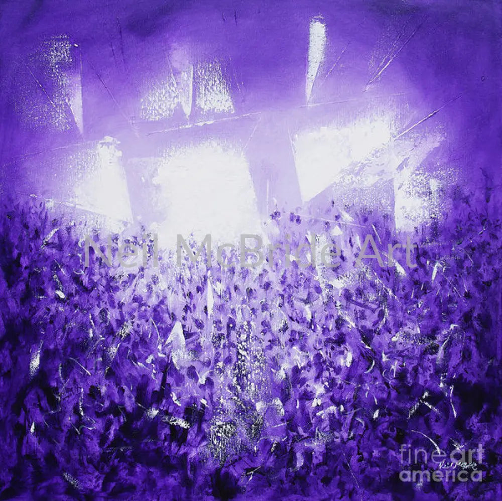 Purple Rave Paper Print 14.000’’ x 13.875’’ / Somerset Velvet Art Print