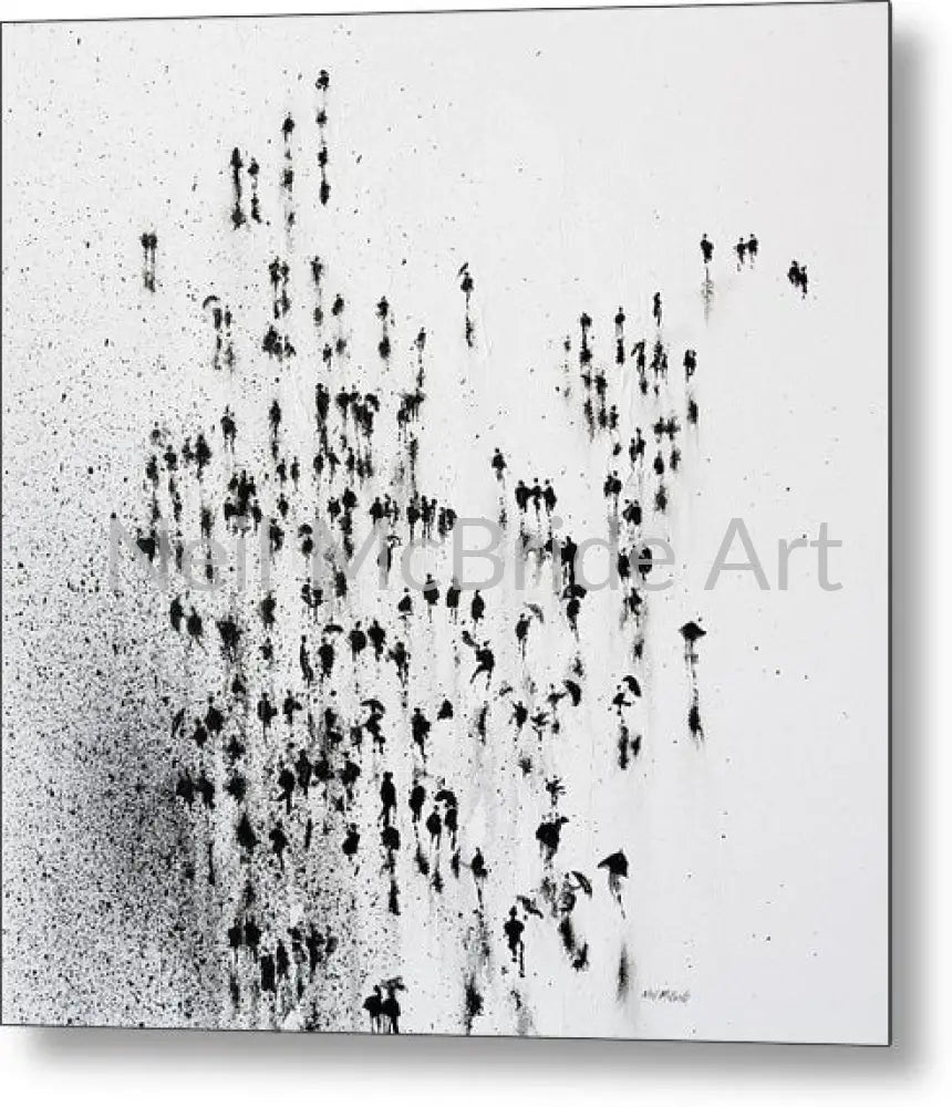 Rain Dance Metal Print 8.000’’ x 8.000’’ Metal Print