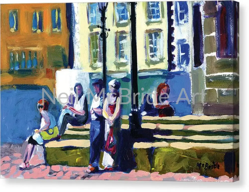 Richmond Bus Stop Canvas Prints 16.000’’ x 10.625’’ / Mirrored / Glossy Canvas Print