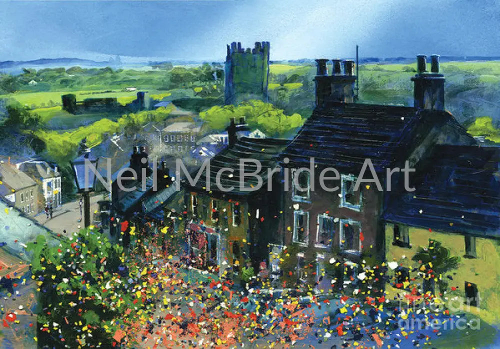 Richmond Carnival In Frenchgate Paper Prints 14.000’’ x 9.750’’ / Somerset Velvet Art Print