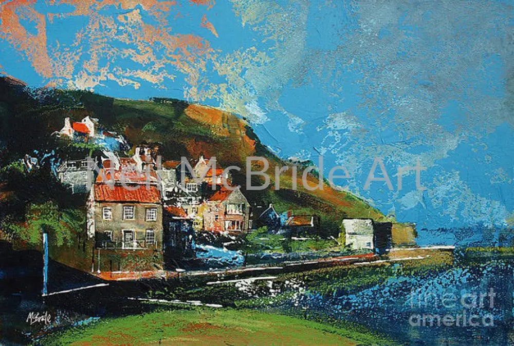 Runswick Bay Yorkshire Paper Print 14.000’’ x 9.500’’ / Archival Matte Paper Art Print