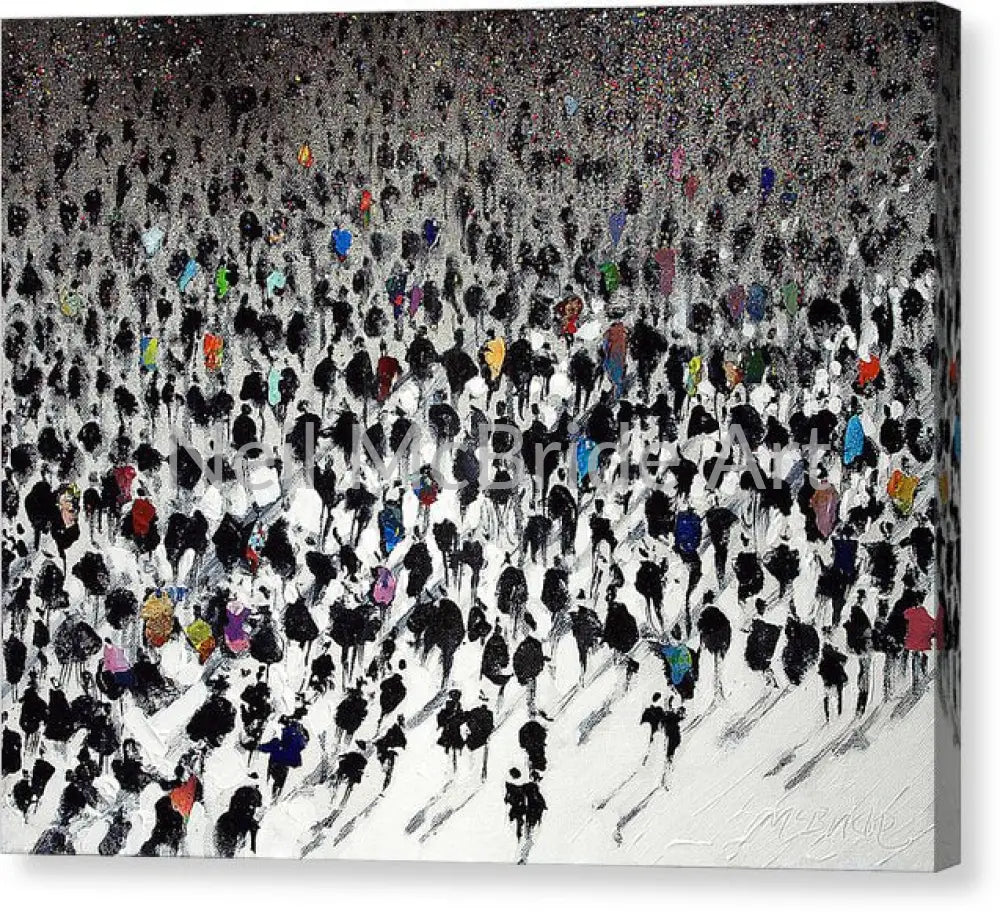 Rush Hour Canvas Print 16.000’’ x 12.750’’ / Mirrored / Glossy Canvas Print