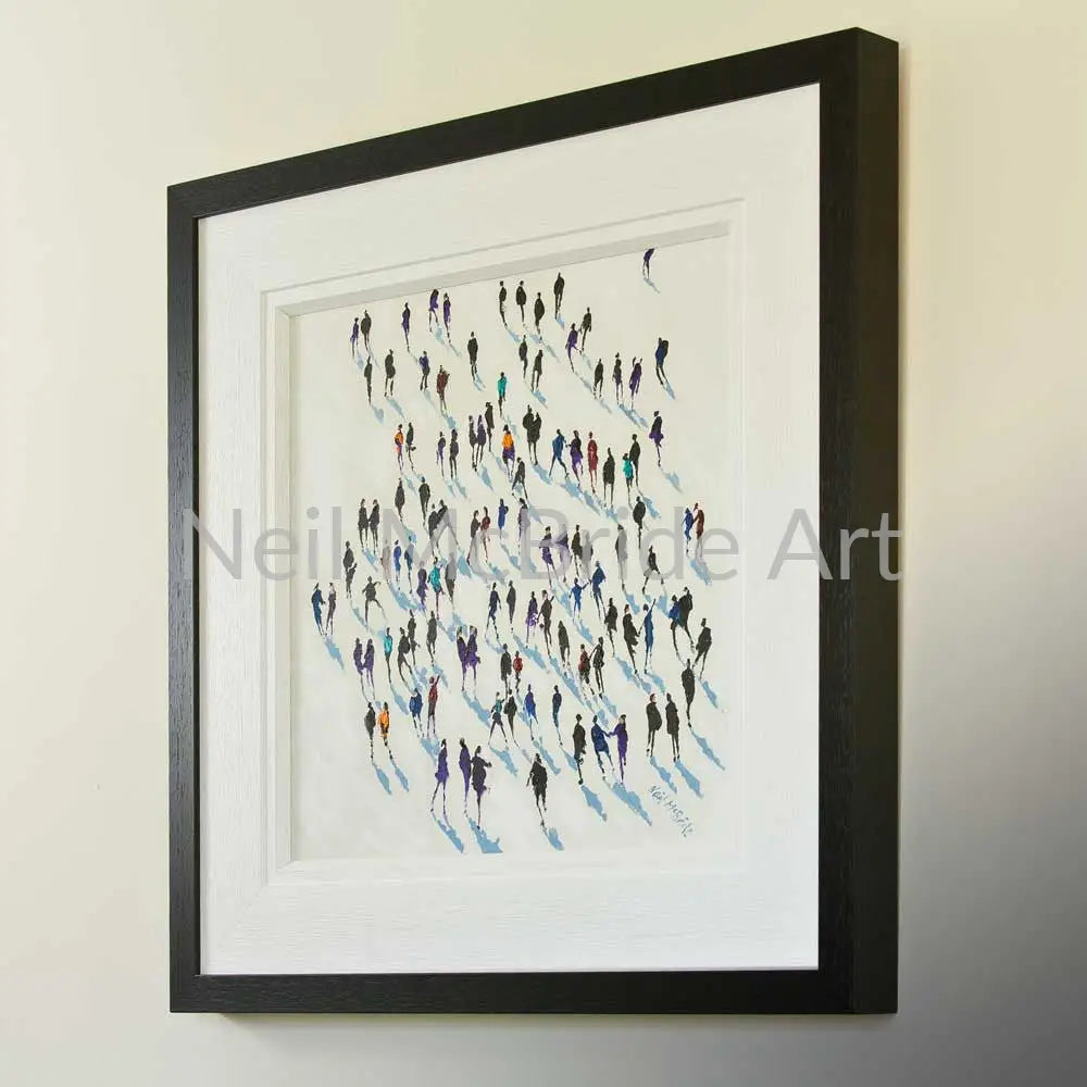 Shadows Know No Caste original painting Paintings